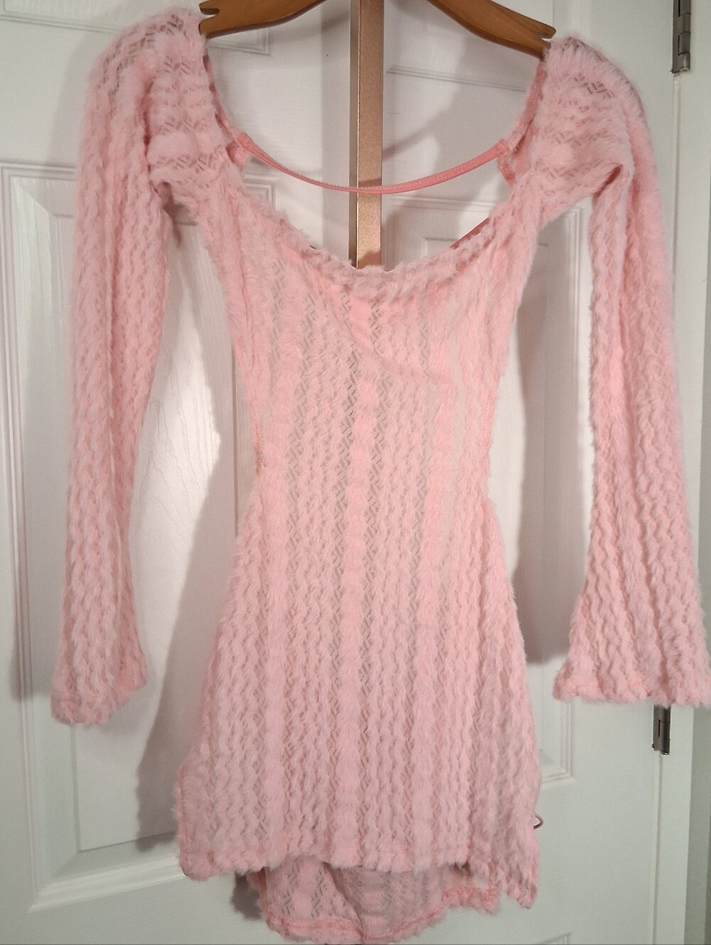 Light Pink Barely There Bodycon Dress Medium